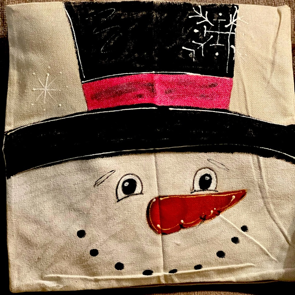 Hand painted pillow cases